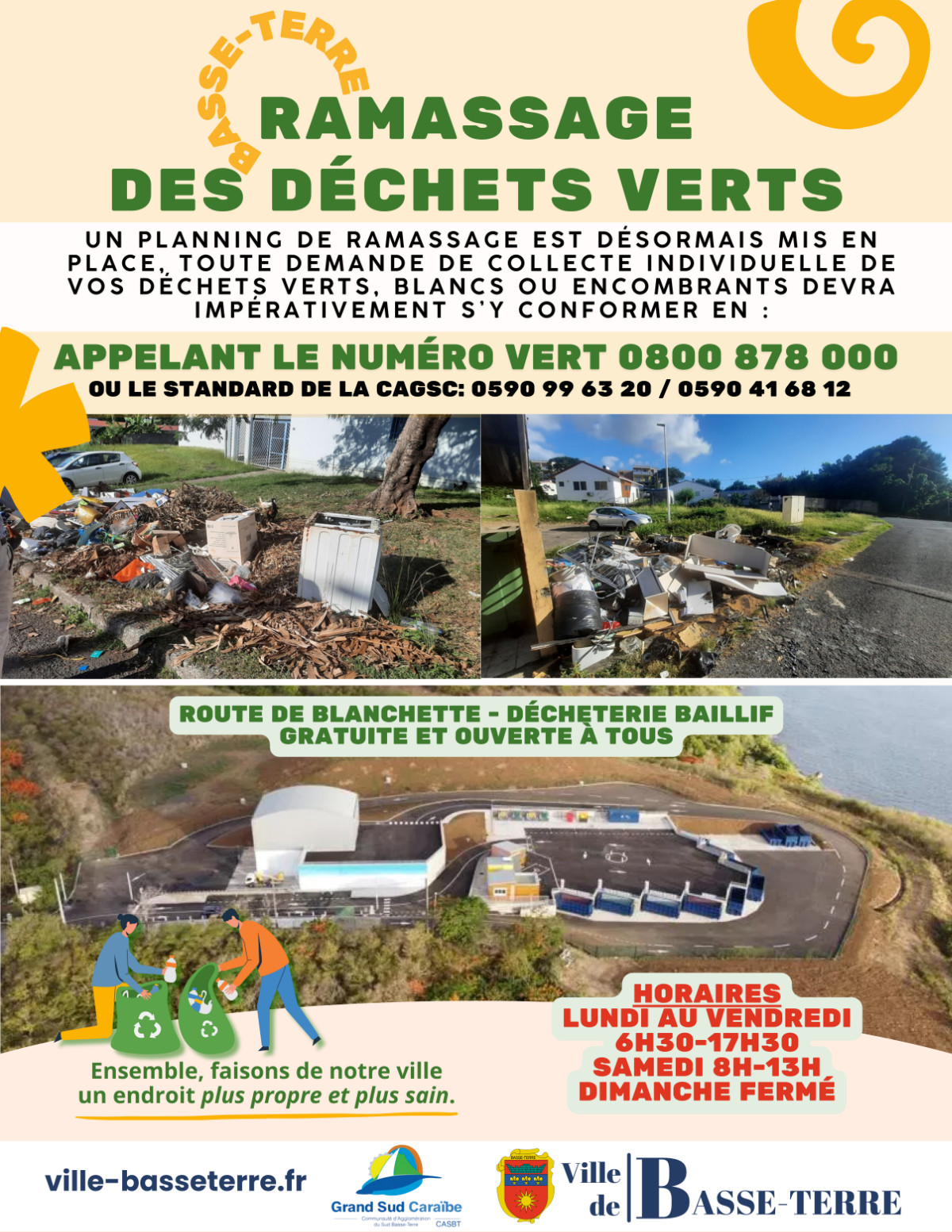 Ramassage des déchets verts